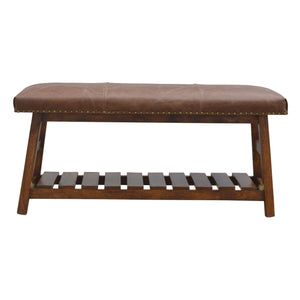 Buffalo Hide Bench